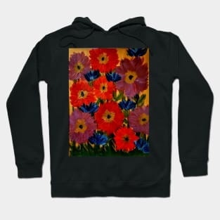 Some wild grown abstract flowers Hoodie